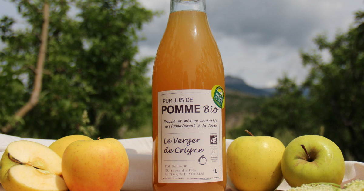 Jus de pommes bio de Savoie - Terroirs des Alpes
