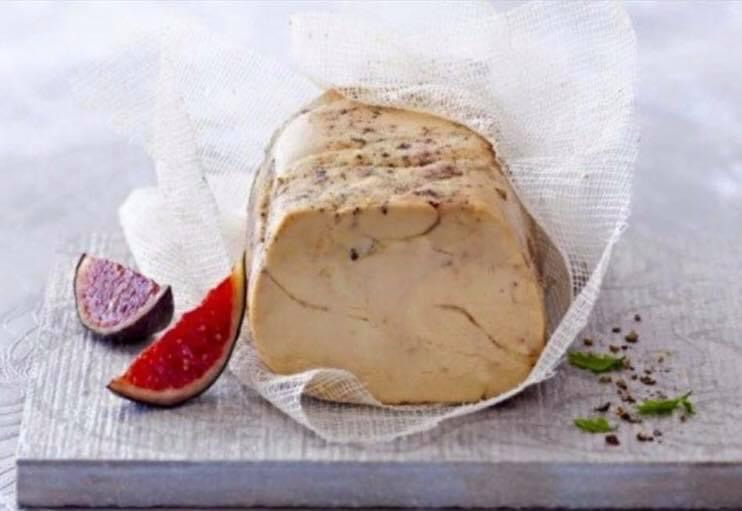 Foie gras de canard entier mi-cuit au poivre : la piéce de 470 g à