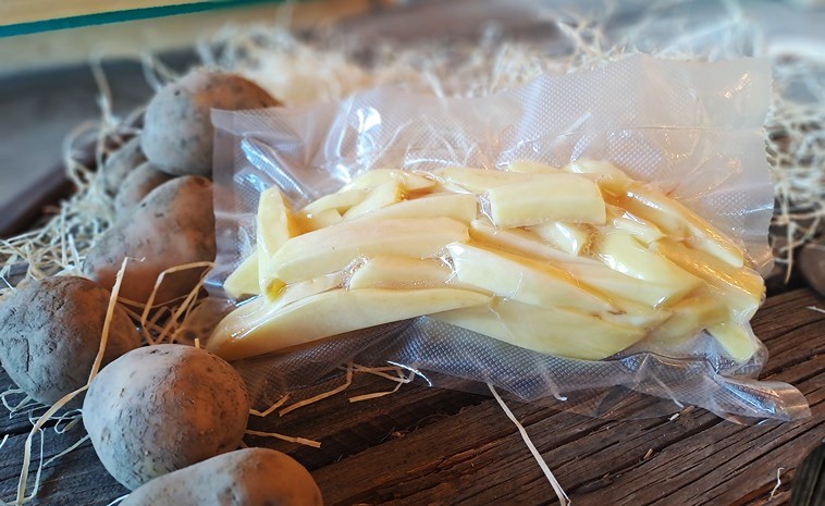 Pomme de terre grenaille lot de 4 sachets (sous vide) de 2 kg Peka