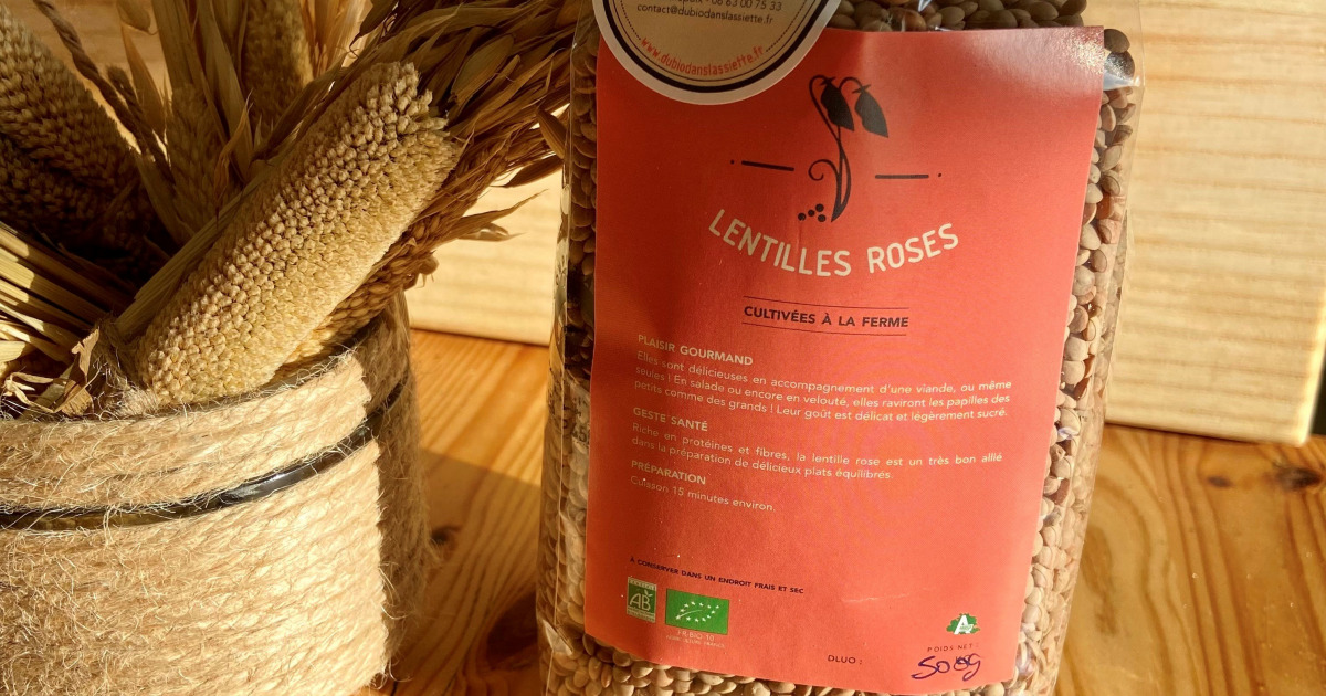 Lentilles roses bio 500g