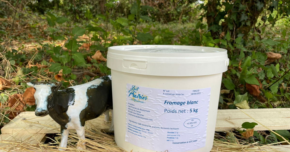 Fromage blanc nature au lait entier Seau 5kg — free download
