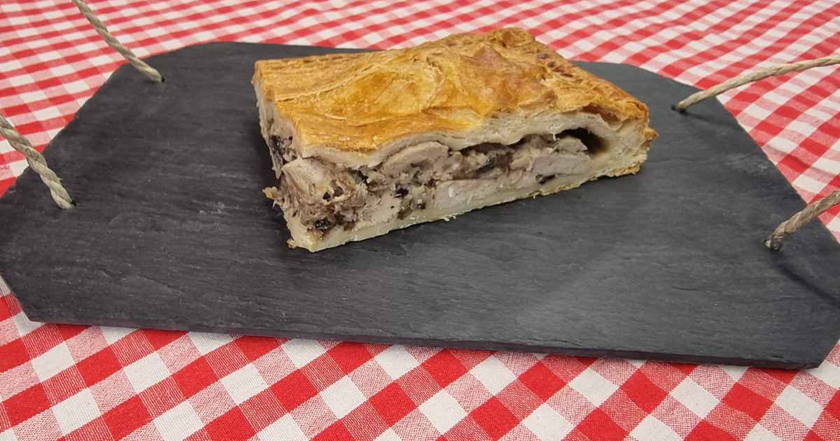 Feuilleté au boudin blanc, 250g