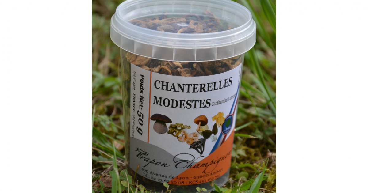 Chanterelles Jaunissantes Sechées 50 G