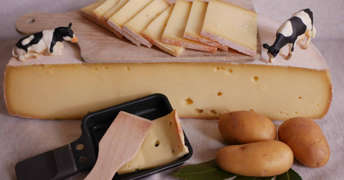 Fromage à raclette au lait cru de vache