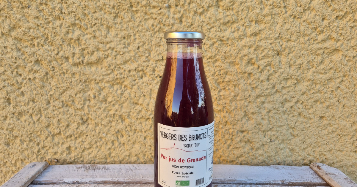 Jus de grenades bio 75cl