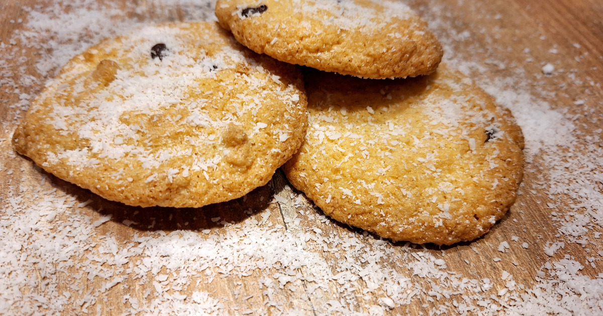 Biscuit Noix de coco/Pépites de chocolat x3