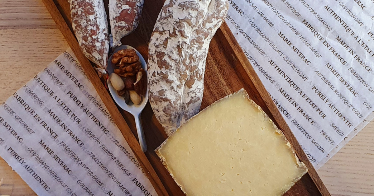 Saucisson maigre & Fromage Demi Sénerac du Cantal