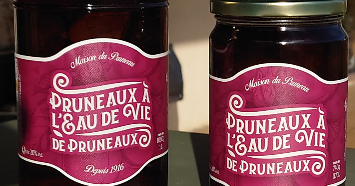 Pruneaux d'Agen IGP à l'Eau de Vie • 20° - 0,5 L