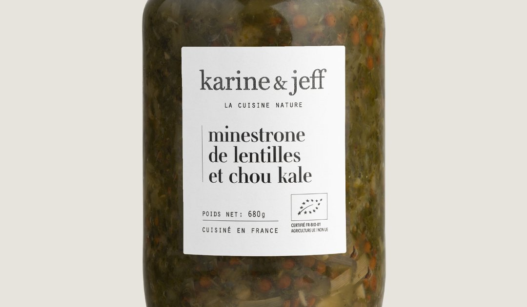 Minestrone de lentilles et chou kale