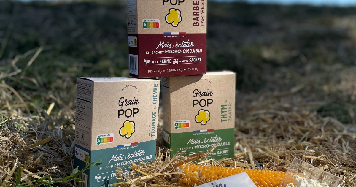 Popcorn Chèvre + Miel De Fleurs (GRAND SACHET 5x70g)