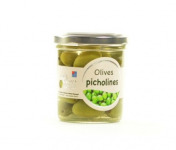 Les amandes et olives du Mont Bouquet - Pot d'olives Picholine nature 100 g