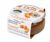 Bastidarra – Ekia - Crème Dessert Caramel Beurre Salé 125gr - Colis 8 Pots