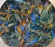 Les Jardins du Mas de Greil - Ortie-menthe-souci-bleuet, Tisane Composée