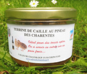Cailles de Chanteloup - Terrine De Caille Au Pineau Des Charentes (190gr)