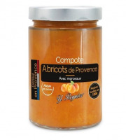 Conserves Guintrand - Compote D'abricot De Provence Yr 327 Ml Allegee En Sucres- Bocal 327 Ml X 12
