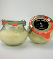 Maison Simone - Glaces au Lait de Bufflonne - Glace Vanille au lait de Bufflonne - 2xPetits Pots en Verre Réutilisable