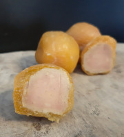 La Ferme du Luguen - Abricots au foie gras entier - 4 pièces