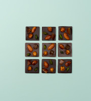 Basile et Téa - Mendiants de chocolat Noir 72% et Lait 39%  325g
24 pièces