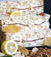 Nougats Laurmar - Vrac nougat blanc tendre aux écorces de citrons confites 2x1kg