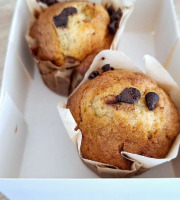 Les Gourmandises de Luline - Muffins aux pépites de chocolat X2 sans produit laitier