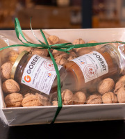 Gobert, l'abricot de 4 générations - COFFRET Cadeau - Confitures et noix