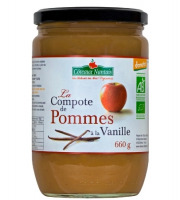 Les Côteaux Nantais - Compote Pommes Vanille 660 G Demeter