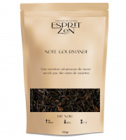Esprit Zen - Thé Noir "Note Gourmande" - cacao - noisette - Sachet 100g