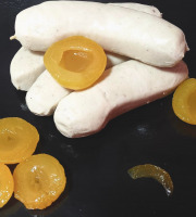 Ferme Angus - Boudin blanc aux abricots x3