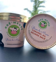 Glaces de Meuse - P'tit Pot Caramel au Beurre Salé - Crème Glacée 90g