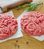Les Délices de Vermorel - [SURGELÉ] colis de 50 steaks hachés fermiers de bœuf Rouge des Prés