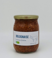 La Ferme d’Autrac - Sauce Bolognaise de Bœuf BIO Cuisinée 480gr