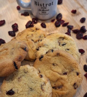 Les Gourmandises de Luline - Cookies aux cranberry x15