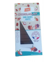Charles Chocolartisan - Tablette de chocolat au lait sans sucres origine Libéria 47%