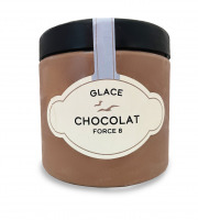 Maison Le Roux - Glace Chocolat Noir Force 8 - Pot de 600ml
