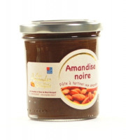Les amandes et olives du Mont Bouquet - Amandise au chocolat noir et à l'amande 200g