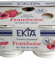 Bastidarra – Ekia - Yaourt Framboise Brassé 4*125 gr