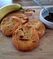 Les Gourmandises de Luline - Cookie Choco/Banane X5