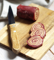 Ferme de Pleinefage - Roulé de magret au foie gras 100g