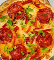 Les Saveurs d'Amatxi - Pizza Chorizo Poivron - 30 cm - précuite