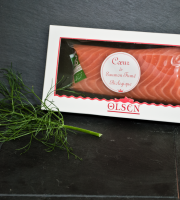 Olsen - Coeur de saumon  fumé bio 150g