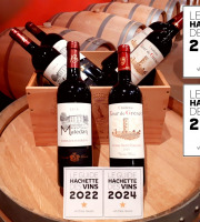 Vignobles Brunot - FOIRE AUX VINS : Coffret Bois "Sélection Guide HACHETTE", Vins Rouges de Bordeaux - 6x75cl