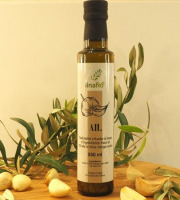 Tinafto - Huile d'olive infusée à l'ail - 250ml