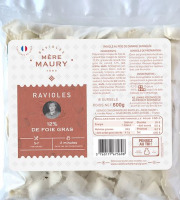 Ravioles Mère Maury - [Surgelé] Ravioles Mère Maury 12% de Foie gras - 600g