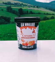 Les Glaces de la Vallée - Crème glacée au Caramel et fleur de sel Guérande "la Vallée" 500ml