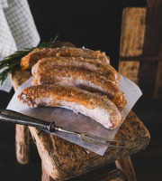 Ferme Porc & Pink - Saucisses Confites en cuisson sous vide basse température