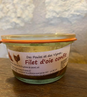 Des Poules et des Vignes à Bourgueil - Filet d’oie confit
