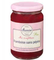 Muroise et Compagnie - Confiture de Framboise Bio (Sans Pépins) - 350 gr