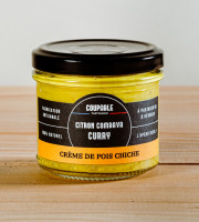 Coupable Tartinable - Crème de pois chiche curry et citron Combava