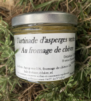 Asperges Guirao - Tartinade d'asperges vertes au fromage de chèvre