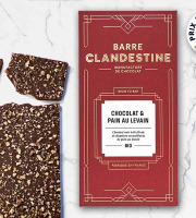 Barre Clandestine - Chocolat et pain au levain - Prix Épicures Bronze - bean to bar